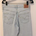 Levi's Levi’s Ribcage Straight Ankle In Bleach Shredded Knee Photo 5