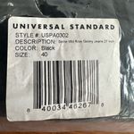 Universal Standard  NWT Black Skinny Jeans Seine Mid Rise Skinny Jeans Sz 40 Photo 1