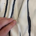 Mango NWOT Striped Wrap Blouse Womens Size 6 White Business Preppy Photo 9