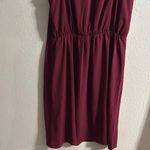A New Day  Mini Dress in Burgundy with Flattering Fit Photo 8