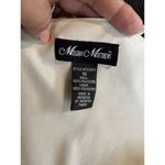 Meghan Matthews Cream/Green Floral Chiffon Tank Dress Size 16 Lined Ruffle Flowy Brown Photo 5