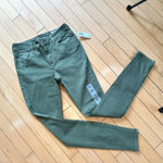 Old Navy NWT  Rockstar Super Skinny Olive Green Jeans Pants - Size 0 Photo 1