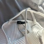 ZARA  White Bandage Open Back Bodysuit Photo 3