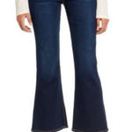 frame denim Le Crop Mini Boot Jeans Size 32 Cabana Blue Wash Cropped Flare Photo 0