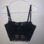 Victoria's Secret Victoria’s secret Black Lace Bustier Photo 2