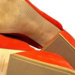 Vagabond Elena Mule Slide Sandals Heels Tangerine Orange Red Size 40 US 10 Photo 13