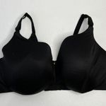 Cacique  Size 46DDD Bra Lightly Lined Balconette Black Underwire Full Coverage Photo 1