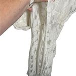 Tashia Lace Maxi Cover Up White Kaftan Deep V Tassel Drawstring Side Slits SizeS Photo 1