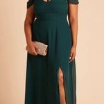 Birdy Grey  Devin Convertible Chiffon Dress In Emerald Photo 0