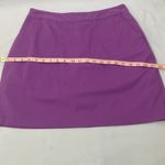 Adidas  Purple stretch athletic skirt with shorts underneath women’s size 6 Photo 3