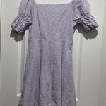 Light purple lilac puff sleeve ruched dress Size XS Photo 1