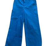 Young Fabulous and Broke YFB Young Fabulous Broke Blue Wide Leg Cropped Ankle Pants M Culotte High Waist Photo 0