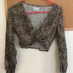 Urban Outfitters UO Animal Print Long Sleeve Photo 0