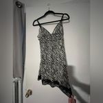 Victoria's Secret Victoria’s secret Vintage Y2K Zebra Print Slip Dress with Lace Trim hem Size L Photo 6
