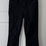 MOTHER Insider Crop Step Fray Not Guilty Size 25 Black Photo 0