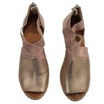 Gentle Souls Gentle Souls Kenneth Cole Charli Cross Elastic Wedge Sandals Rose Gold 7 Shoes Photo 2