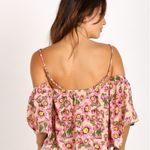 Tori Praver Swimwear Tori Praver Flores Off Shoulder Top Cactus Flower Naked Photo 7