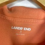 Lands' End Peach Orange Short Sleeve Collared Polo Shirt Women's Size Small S Photo 3