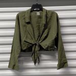 Calia By Carrie Underwood Beach Swim Cover Up Top Shirt Women Small Green Casual Photo 1