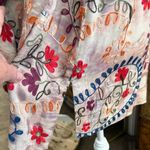 John Mark  Floral Embroidered Blazer with Multicolor Design 100% Rayon NWOT Photo 7
