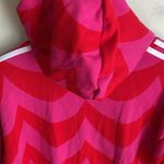 Adidas Women's Originals X Marimekko Hoodie In Vivid Red/team Real Magenta Red Size XS Photo 10