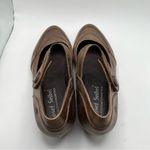 Josef Siebel Mary Jane Bronze Metallic Leather Block Heel European 39 US 8.5 Photo 6