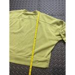 Lululemon Womens Yellow/Lime Perfectly Oversized Pullover Cropped Sweater Size M Photo 6
