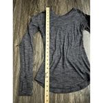 Lululemon  5 Mile Long Sleeve Tiger Space Dye Dark Slate Black Photo 1