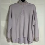 Aerie  light purple quarter zip small Photo 2