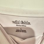 Wild Fable ButterBliss Mini Skater Dress Gingham white pink size large Photo 4