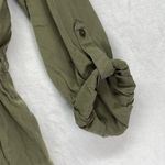 Motherhood Maternity  Nursing Cardigan top Womens XL Long sleeve roll‎ tab Shirt Photo 1