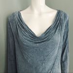 i Jeans by Buffalo Vintage Wash Top | Size S Blue Photo 1