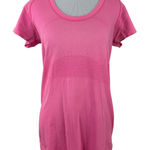 Lululemon Women's Pink Short Sleeve Swiftly Shirt Size 10 Photo 0