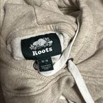 Roots  Tan Hoodie with Logo Photo 5