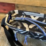 Vera Bradley  Lotus‎ Black And White Chevron Crossbody Bag Photo 9