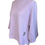 Ganni Isoli Oversized Raglan Sweatshirt Orchid Blossom Sz XXS/XS Casual Designer Photo 3