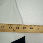 Alice + Olivia  Blue White Color Block Mini Dress Womens XS Shift Sleeveless Zip Photo 4