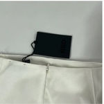 NBD REVOLVE  Skirt Womens Large White Glam Cutout Straight‎ Solid Zip Pencil Mini Photo 10