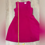Kate Spade Dress barbie pink sleeveless sheath Sicily A-Line business plus size Photo 3