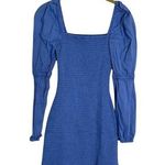 Gianni Bini  Blue Ruched Bodycon Dress XS Photo 0