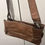 Tommy Hilfiger  brown crocodile leather shoulder bag purse Photo 3
