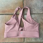 Fabletics twist front keyhole sports bra in rose size medium Photo 1