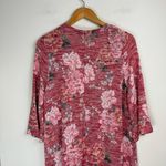 Torrid Kimono Hi Low Duster Pink Floral Print Sz M/L Photo 12