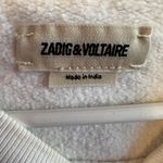 Zadig & Voltaire ‎ Silver Skull Pullover Sweatshirt oversized flaws Photo 3