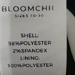 NWT 10/M BloomChic Ditsy Floral Pocket Square Neck‎ Shirred Ruffle Dress Photo 7