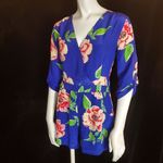 Yumi Kim  Blue, Pink, & Green Floral Romper (XS) Photo 2