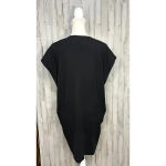 Banana Republic Women's Black Crepe Cocoon Tee Dress Size Small Photo 3