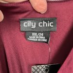 City Chic Pomegranate Red Dreaming Dress Sz.XXL/24 NWT Photo 8