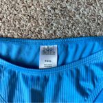 Wild Fable  Ribbed Blue Swim Bottoms Photo 1