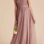 Birdy Grey  Christina Convertible Tulle Sandy Mauve Bridesmaids Maxi Dress MEDIUM Photo 0